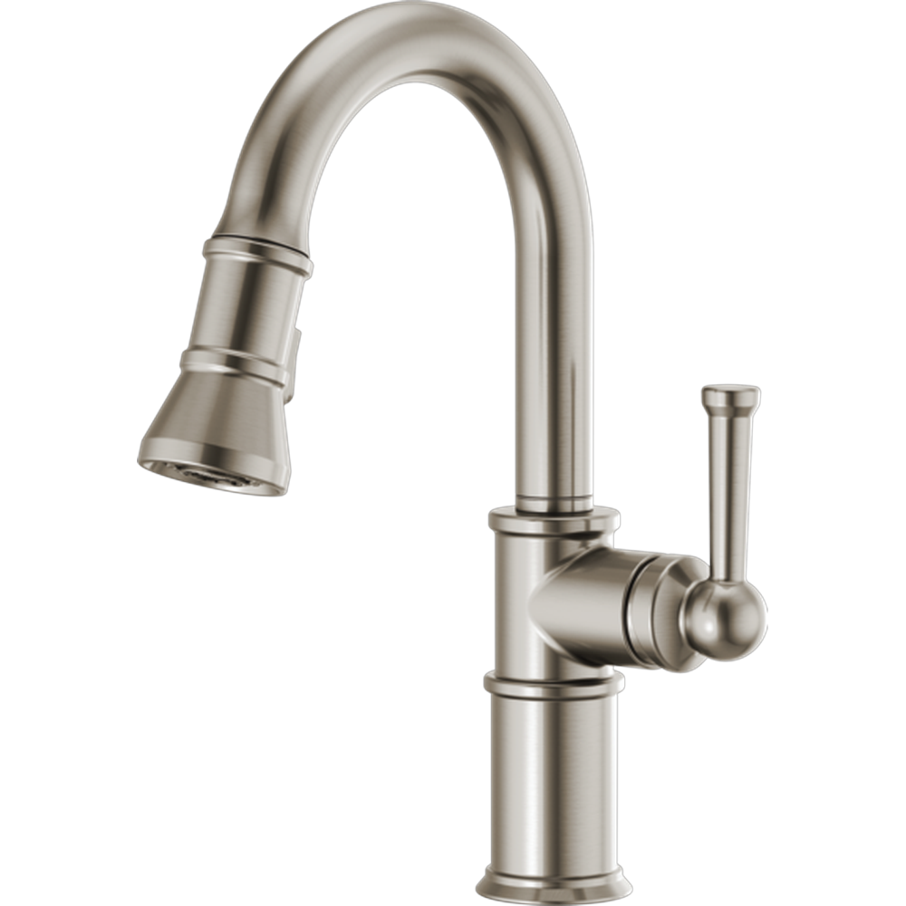GRIFO BRIZO ARTESSO PULL-DOWN CROMADO DE ACABADO CEPILLADO