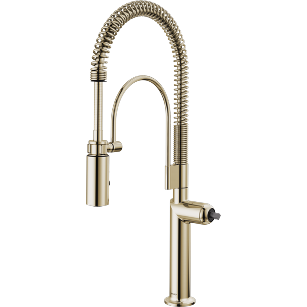 GRIFO DE COCINA SEMI-PROFESIONAL BRIZO ODIN NÍQUEL PULIDO