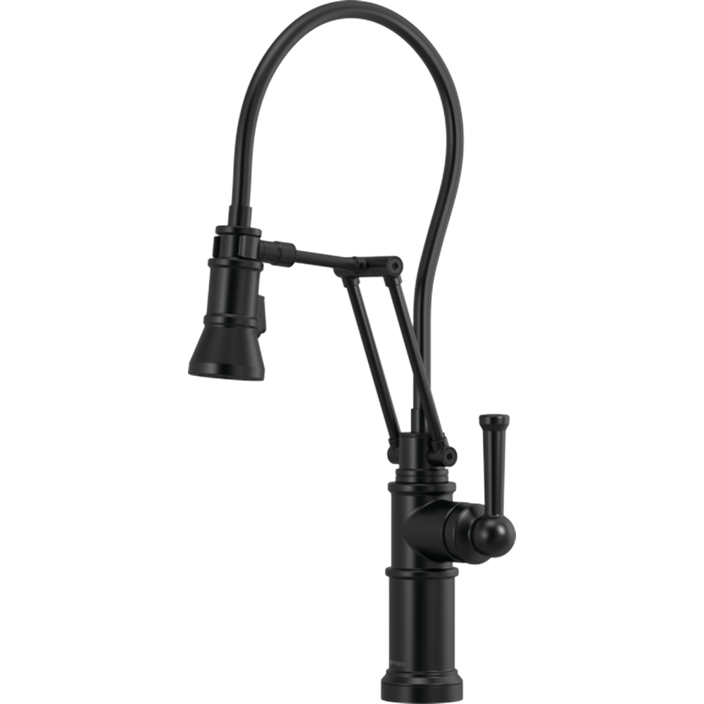GRIFO DE COCINA MONOMANDO BRIZO ARTESSO NEGRO MATE ARTICULADO