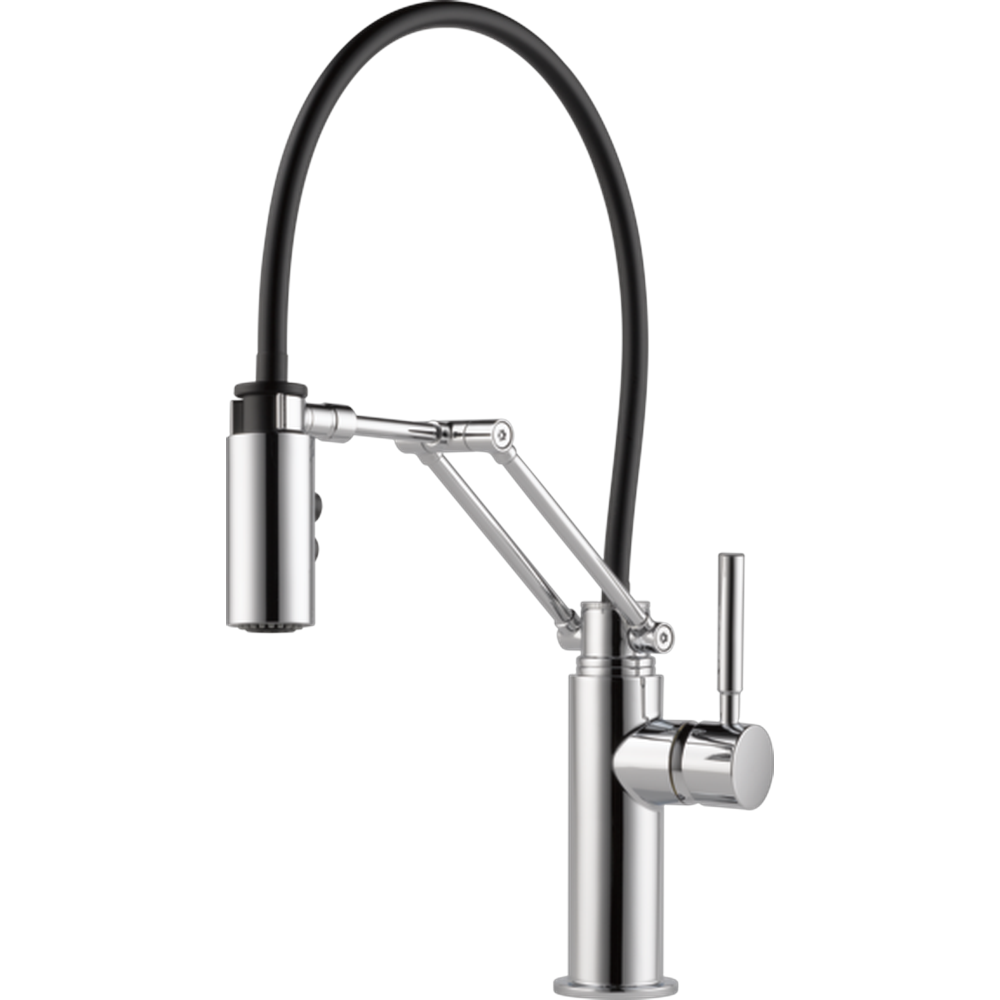 GRIFO DE COCINA MONOMANDO BRIZO SOLNA ARTICULADO CROMO