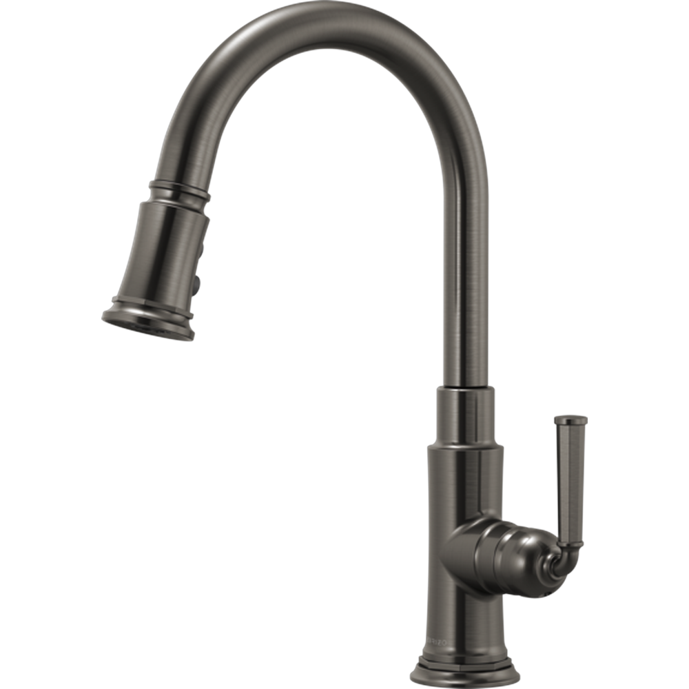GRIFO DE COCINA BRIZO ROOK MONOMANDO PULL-DOWN NEGRO