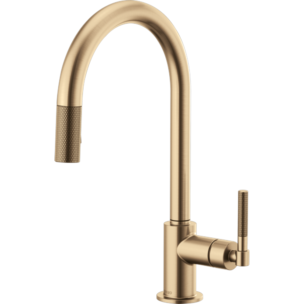 GRIFO COCINA BRIZO LITZE GOLD EXTENSIBLE MONOMANDO 1 ORIFICIO