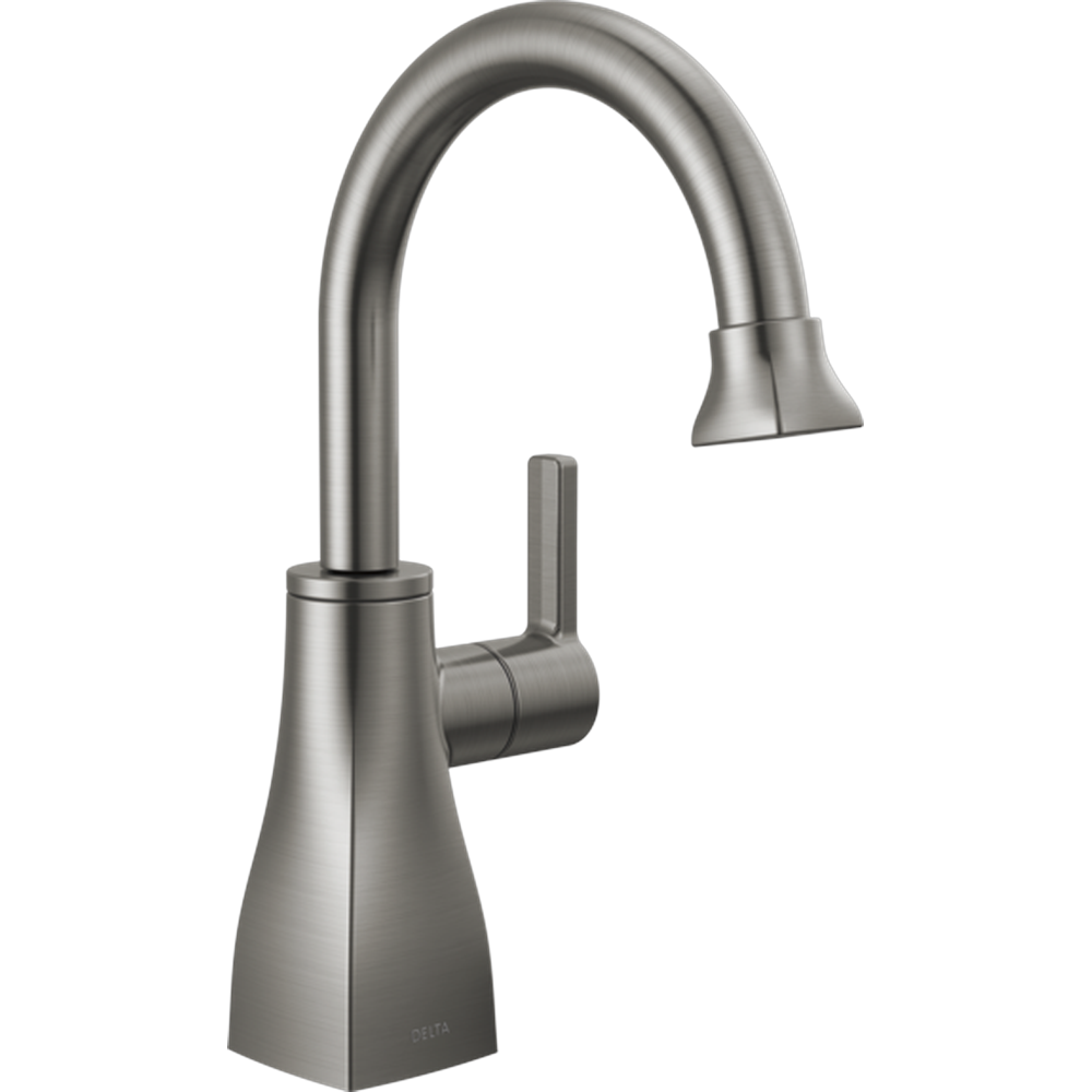 [1940-KS-DST] GRIFO BEBIDAS CUADRADO CONTEMPORÁNEO DELTA NEGRO INOXIDABLE