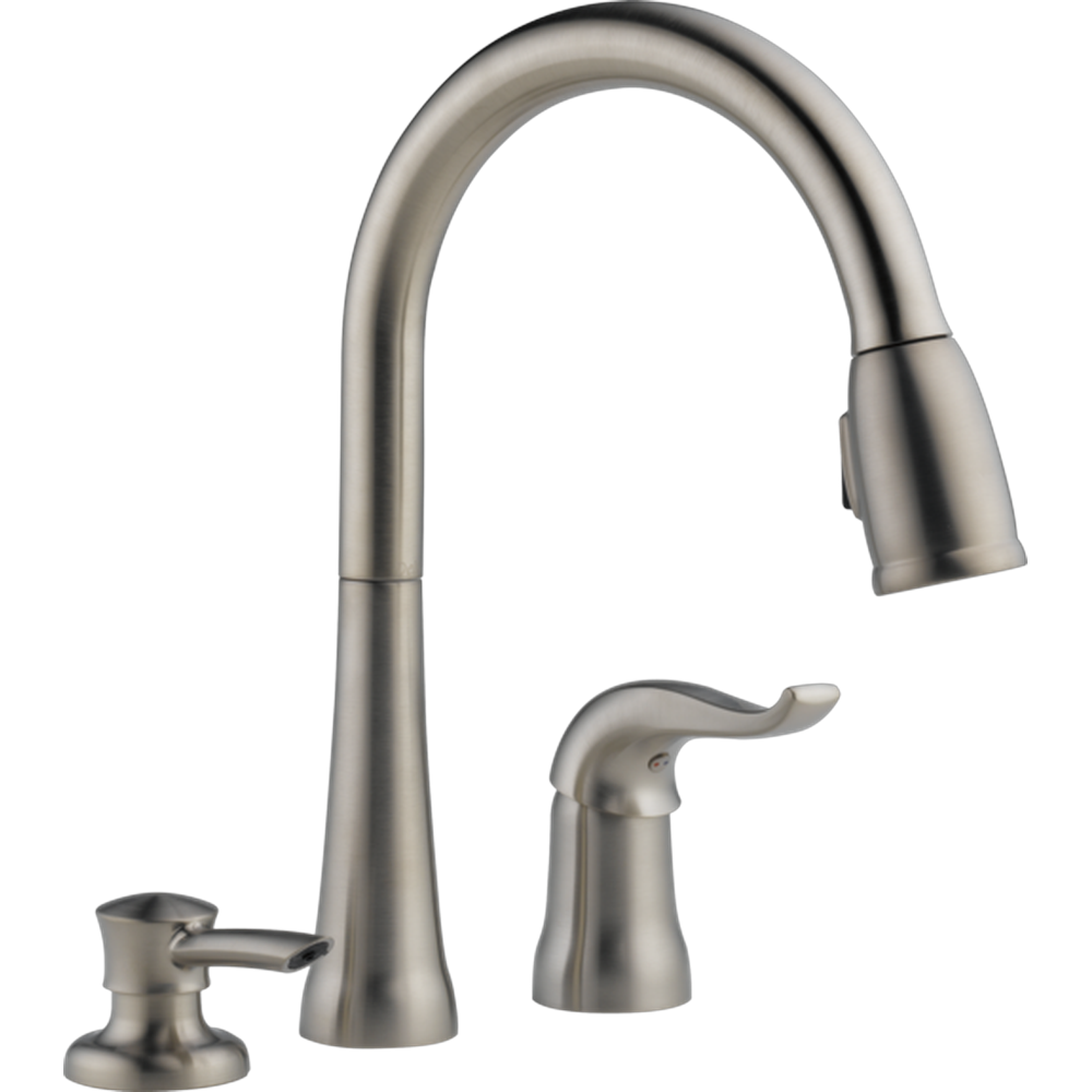 [16970-SSSD-DST] GRIFO DE COCINA CON ROCIADOR EXTRAÍBLE DELTA KATE CROMADO