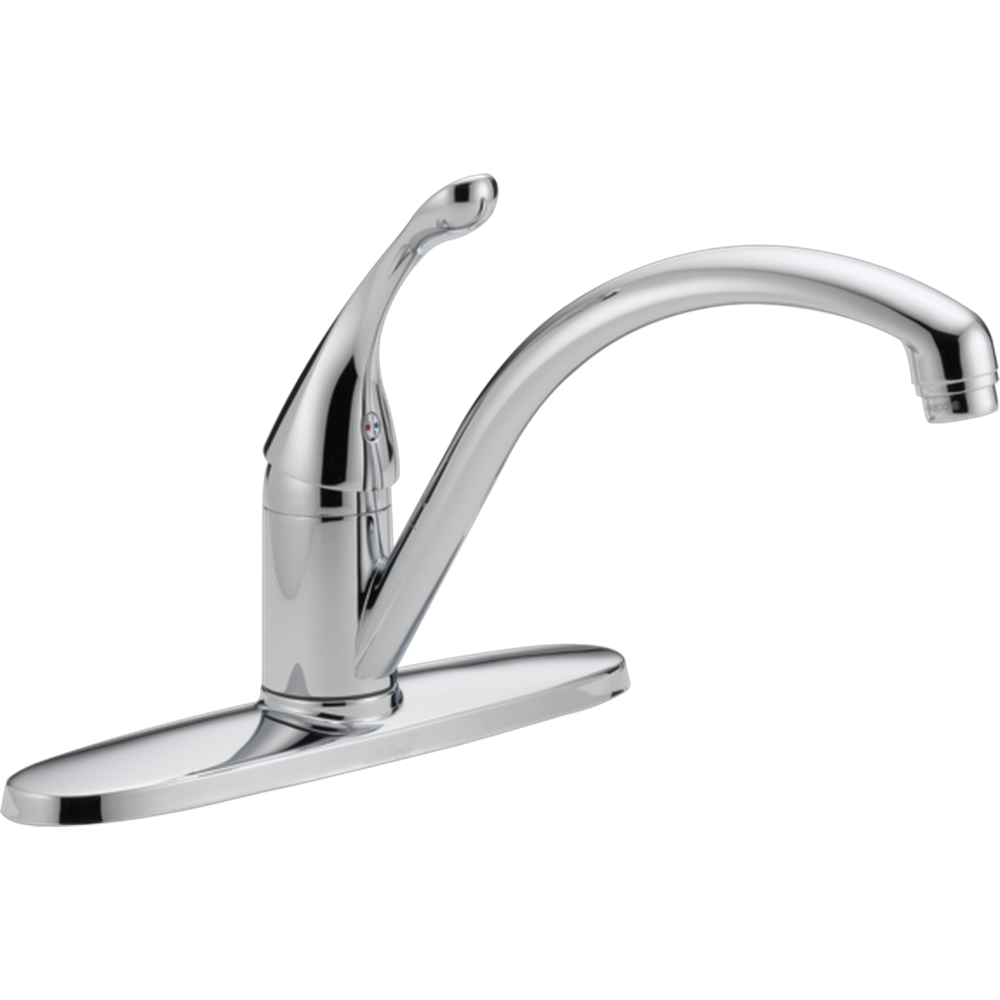 GRIFO COCINA MONOMANDO DELTA COLLINS CROMO ALTO 3 ORIFICIOS