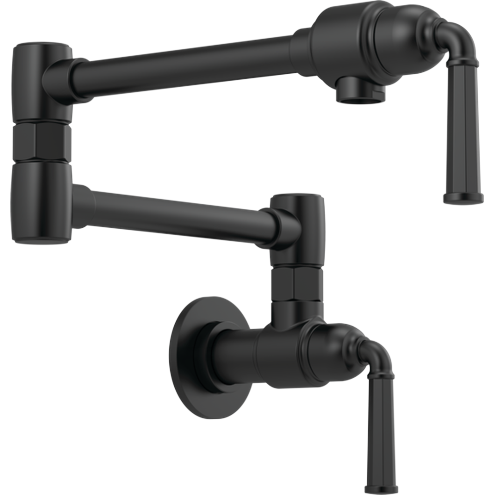 GRIFO DE COCINA BRIZO ROOK® NEGRO MATE PARA PARED