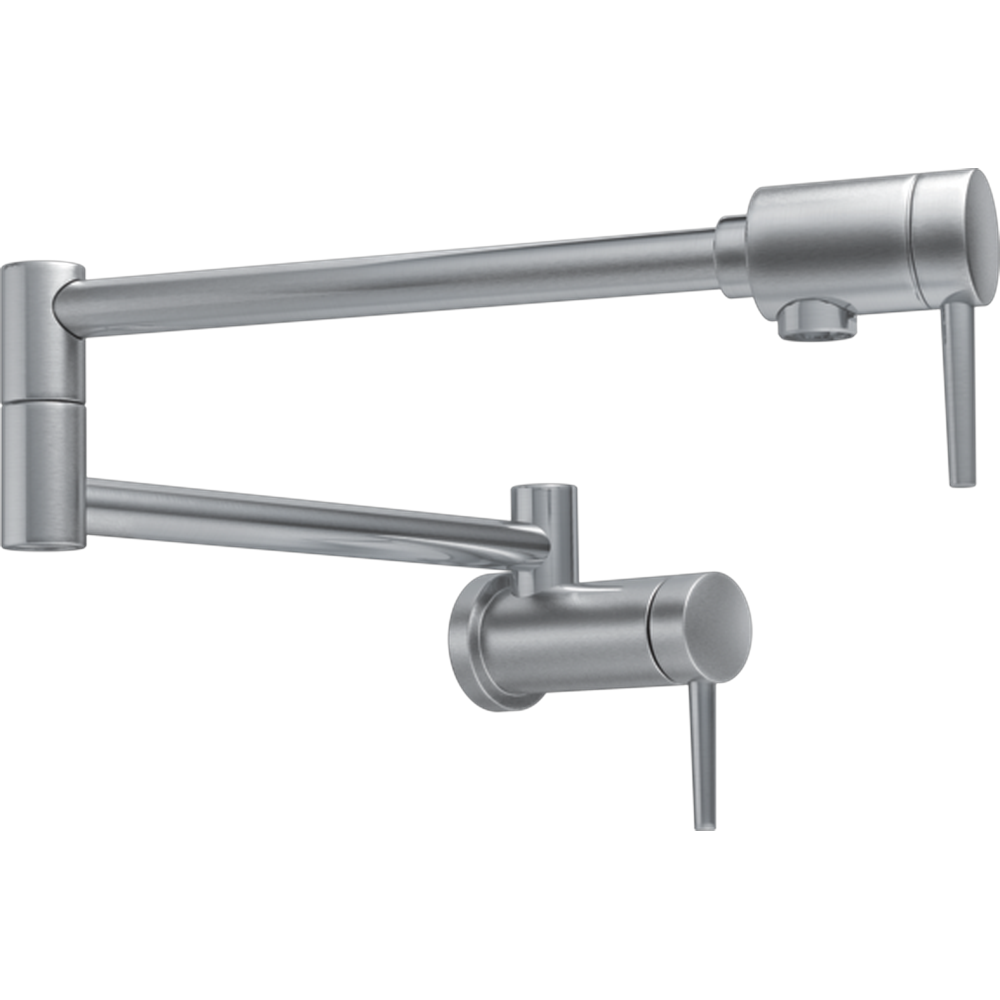 [1165LF-AR] GRIFO DE LLENADO DE OLLAS PARA PARED DELTA CROMO CON BRAZO ARTICULADO