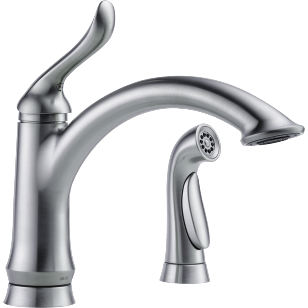 [4453-AR-DST] GRIFO COCINA DELTA LINDEN MONOMANDO CROMO CON ROCIADOR EXTRAÍBLE
