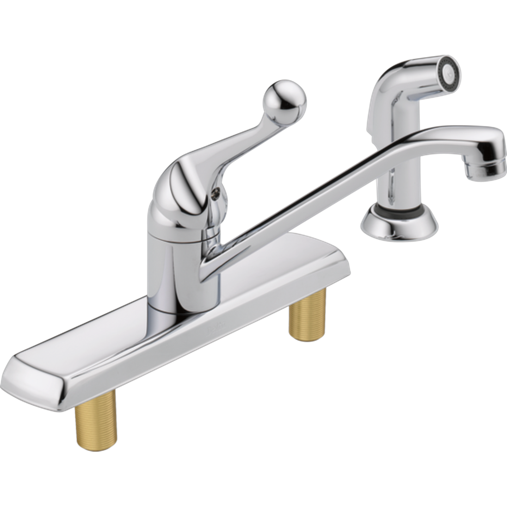 [420LF] GRIFO DE COCINA MONOMANDO DELTA SERIE 420LF CROMO CON ROCIADOR