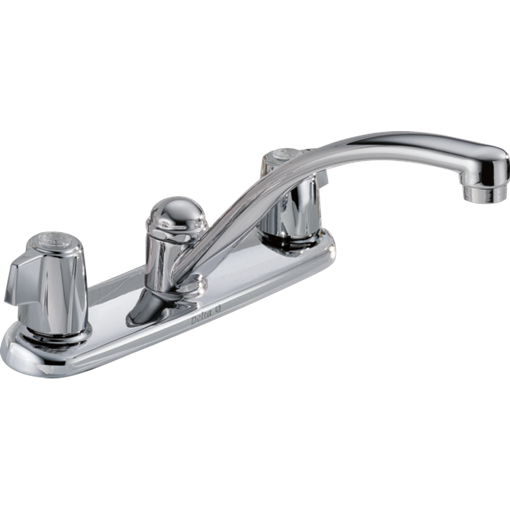 [2100LF] GRIFO DE COCINA CROMADO DELTA DE DOS MANIJAS SERIE 2100/2400
