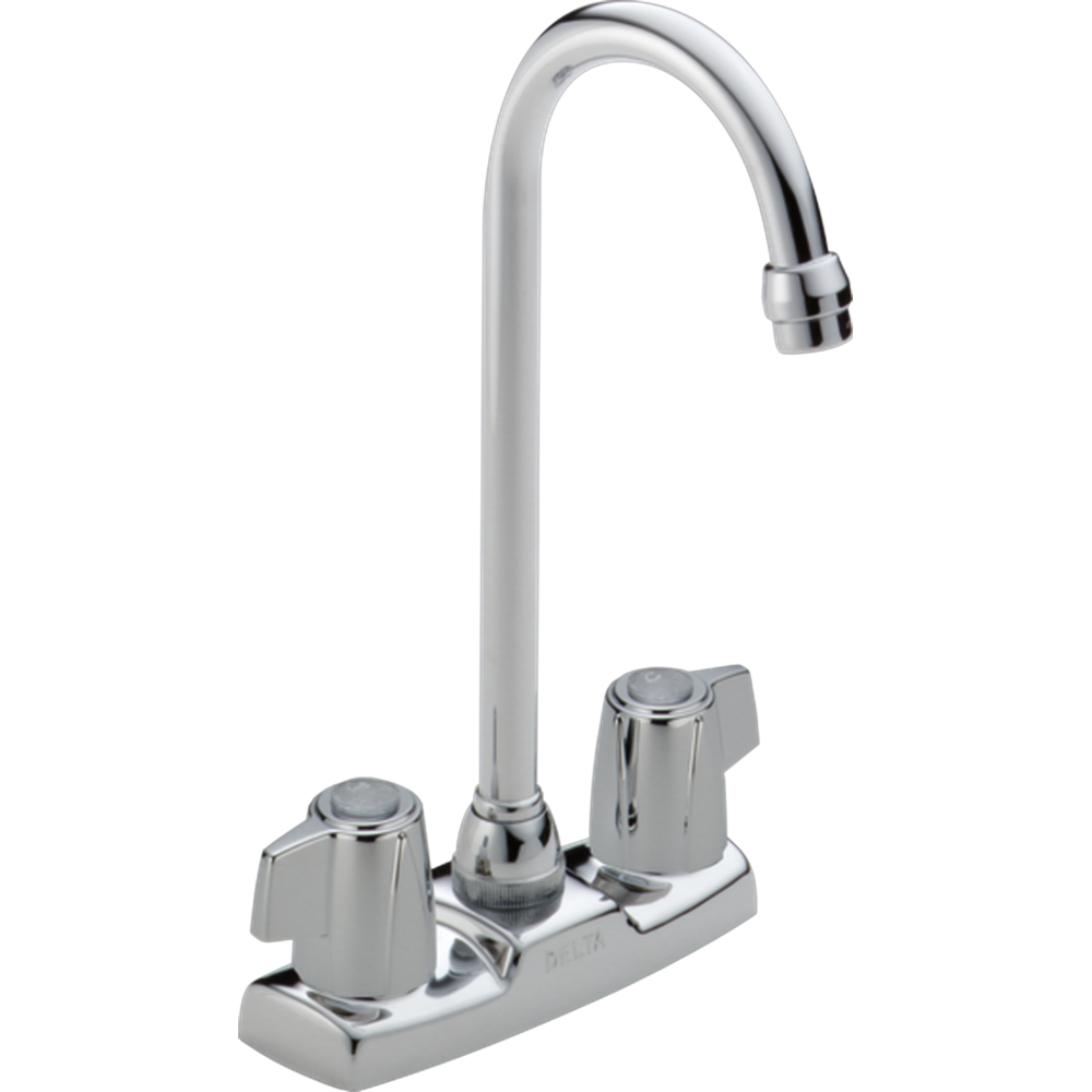 [2171LF] GRIFO DE BARRA DELTA CLASSIC CROMO DOS MANIJAS PARA COCINA