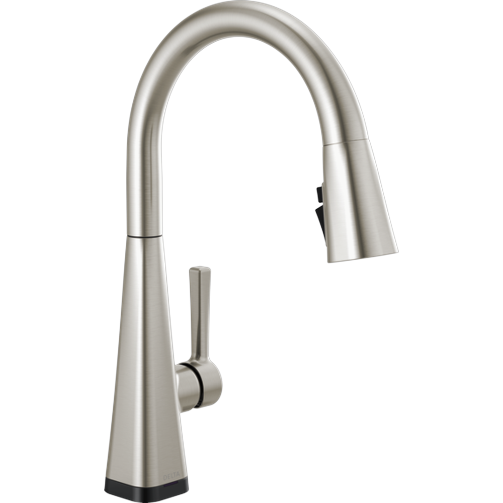 [19802TZ-SP-DST] GRIFO DE COCINA MONOMANDO DELTA LENTA™ PULL-DOWN ALTA CON TECNOLOGÍA TOUCH2O®