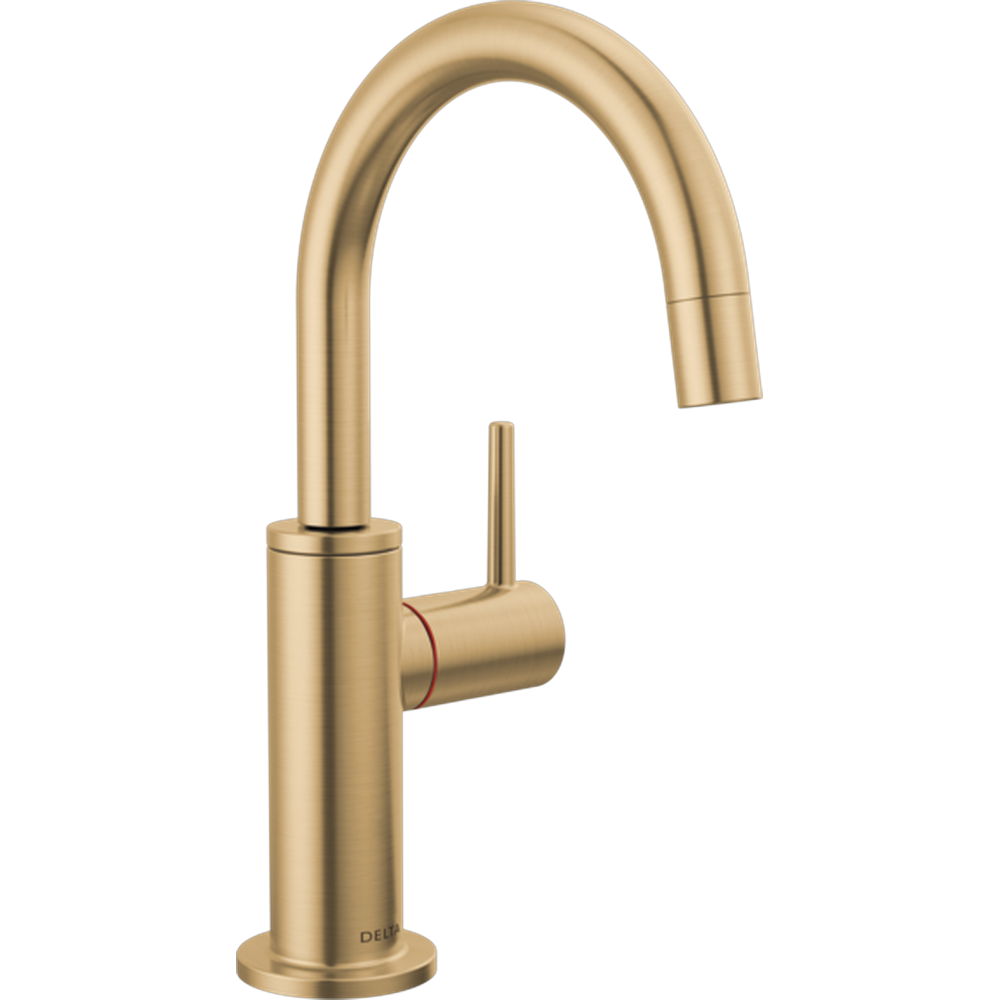 [1930LF-H-CZ] DISPENSADOR DE AGUA CALIENTE DELTA CONTEMPORÁNEO REDONDO DORADO