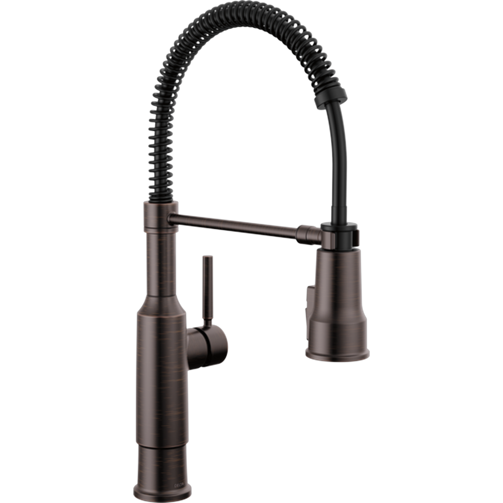 GRIFO COCINA DELTA THEODORA BRONCE MONOMANDO PULL-DOWN