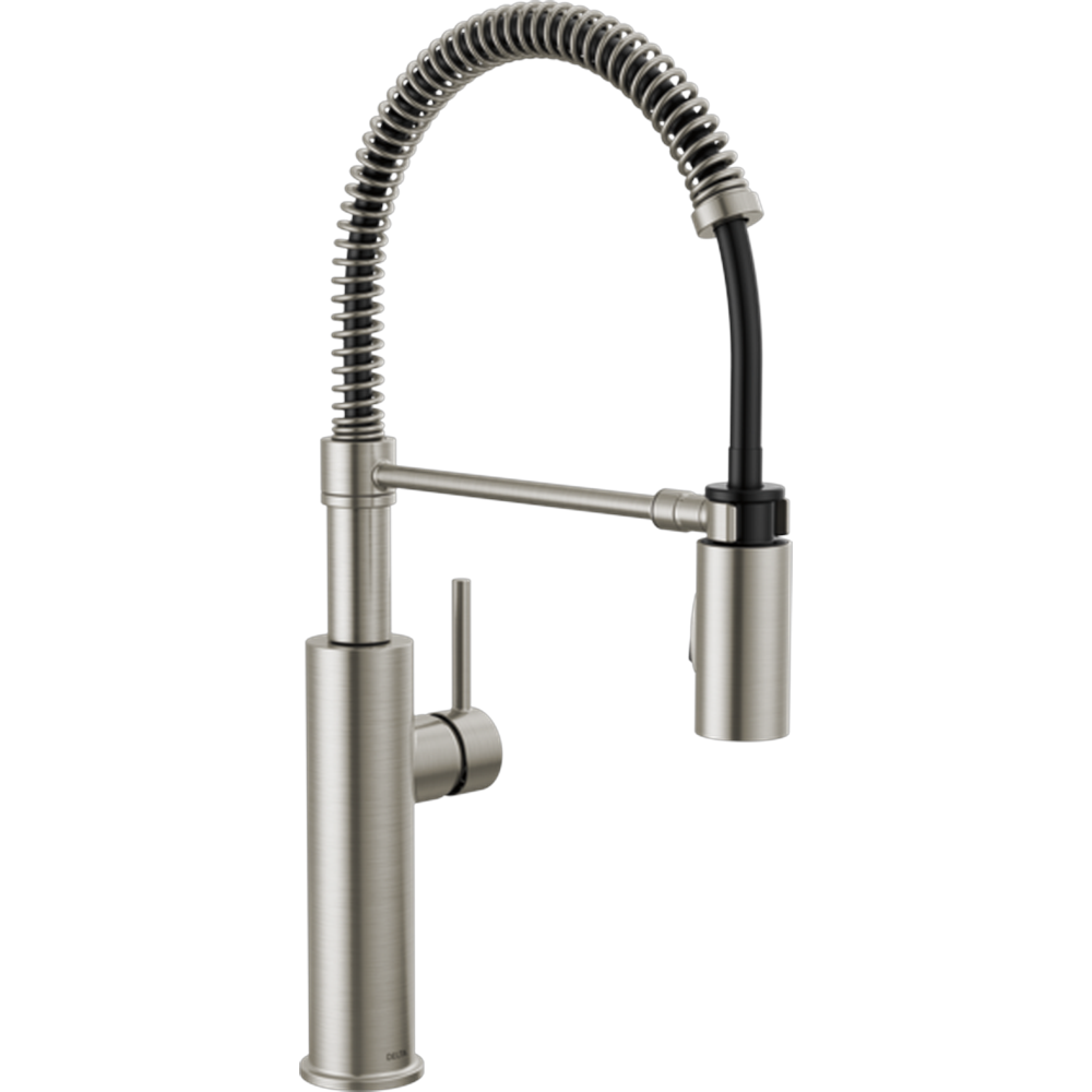 GRIFO COCINA DELTA ANTONI NÍQUEL MONOMANDO PULL-DOWN ALTO BRAZO ARTICULADO