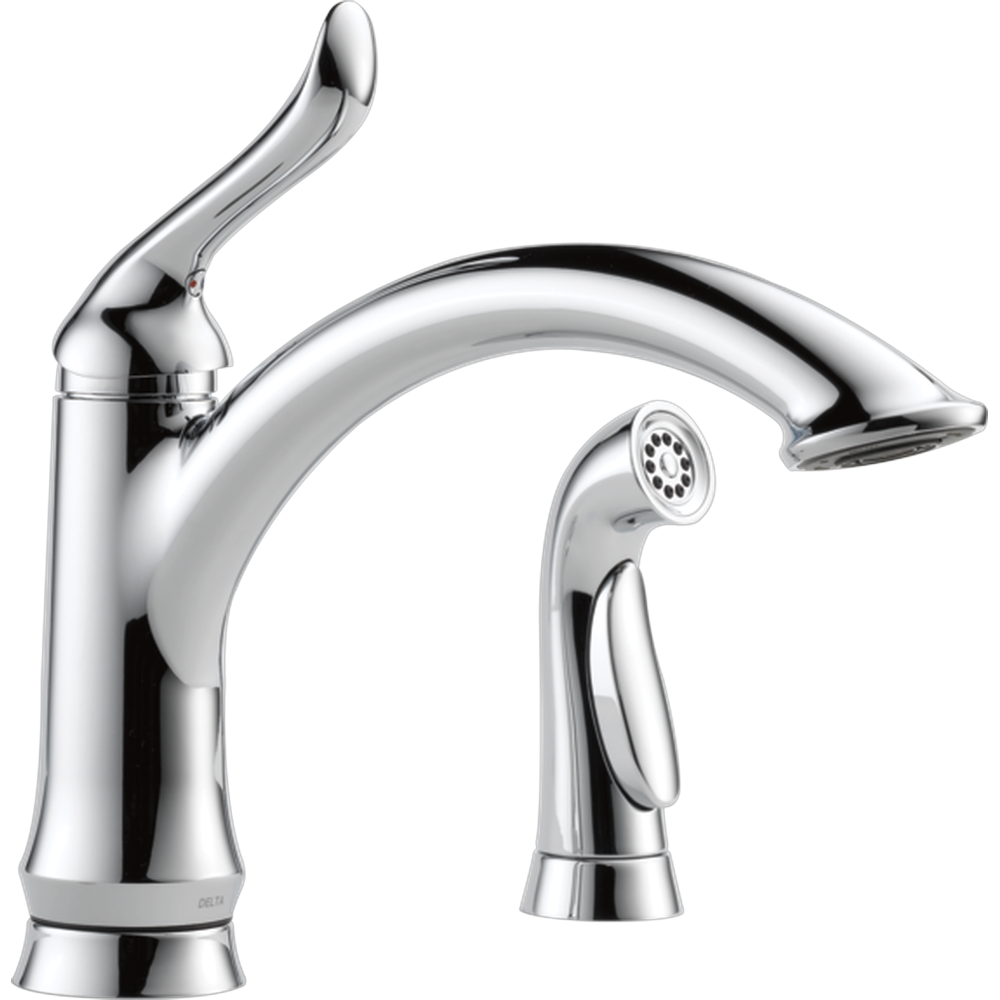 GRIFO COCINA DELTA LINDEN MONOMANDO CROMO CON ROCIADOR