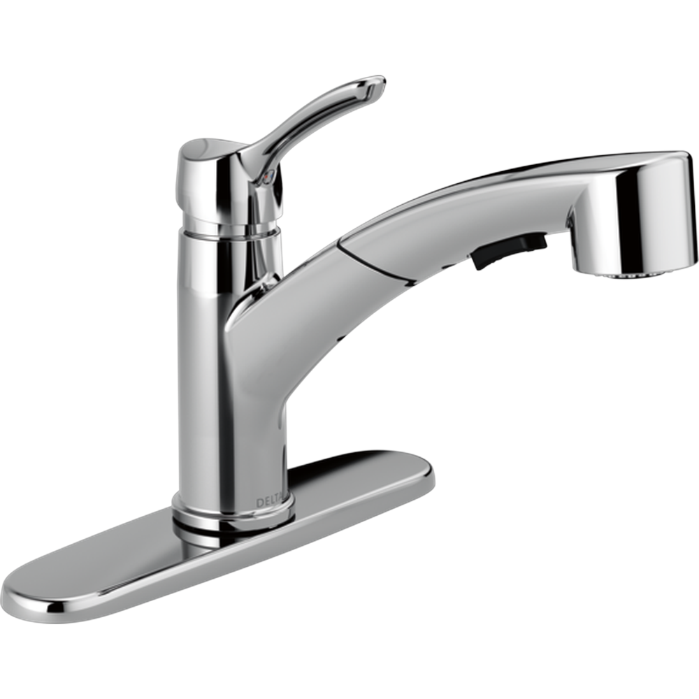 GRIFO DE COCINA MONOMANDO EXTRAÍBLE DELTA COLLINS CROMO