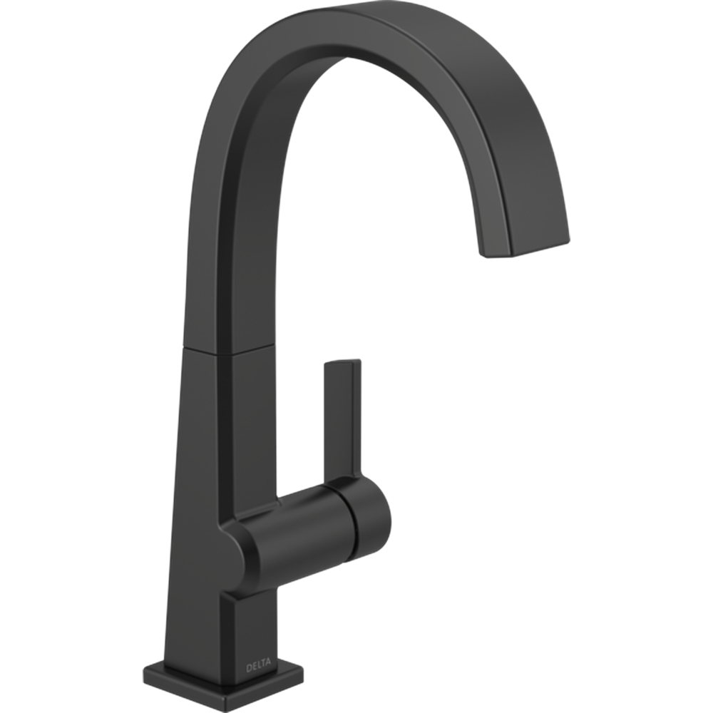 DELTA PIVOTAL MONOMANDO MATE NEGRO PARA COCINA