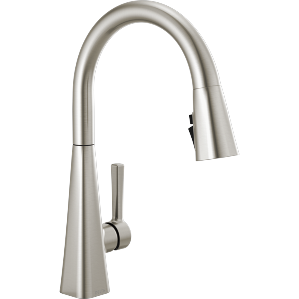 GRIFO COCINA DELTA LENTA™ MONOMANDO EXTRAÍBLE ACABADO CEPILLADO SPOTSHIELD
