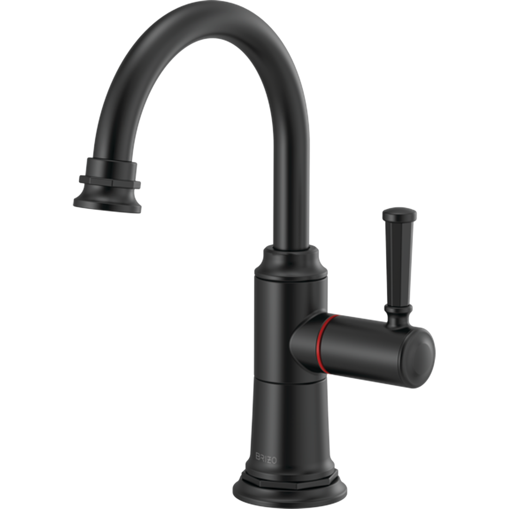 [61374LF-H-BL] GRIFO DE AGUA CALIENTE BRIZO ROOK MONOMANDO NEGRO MATE