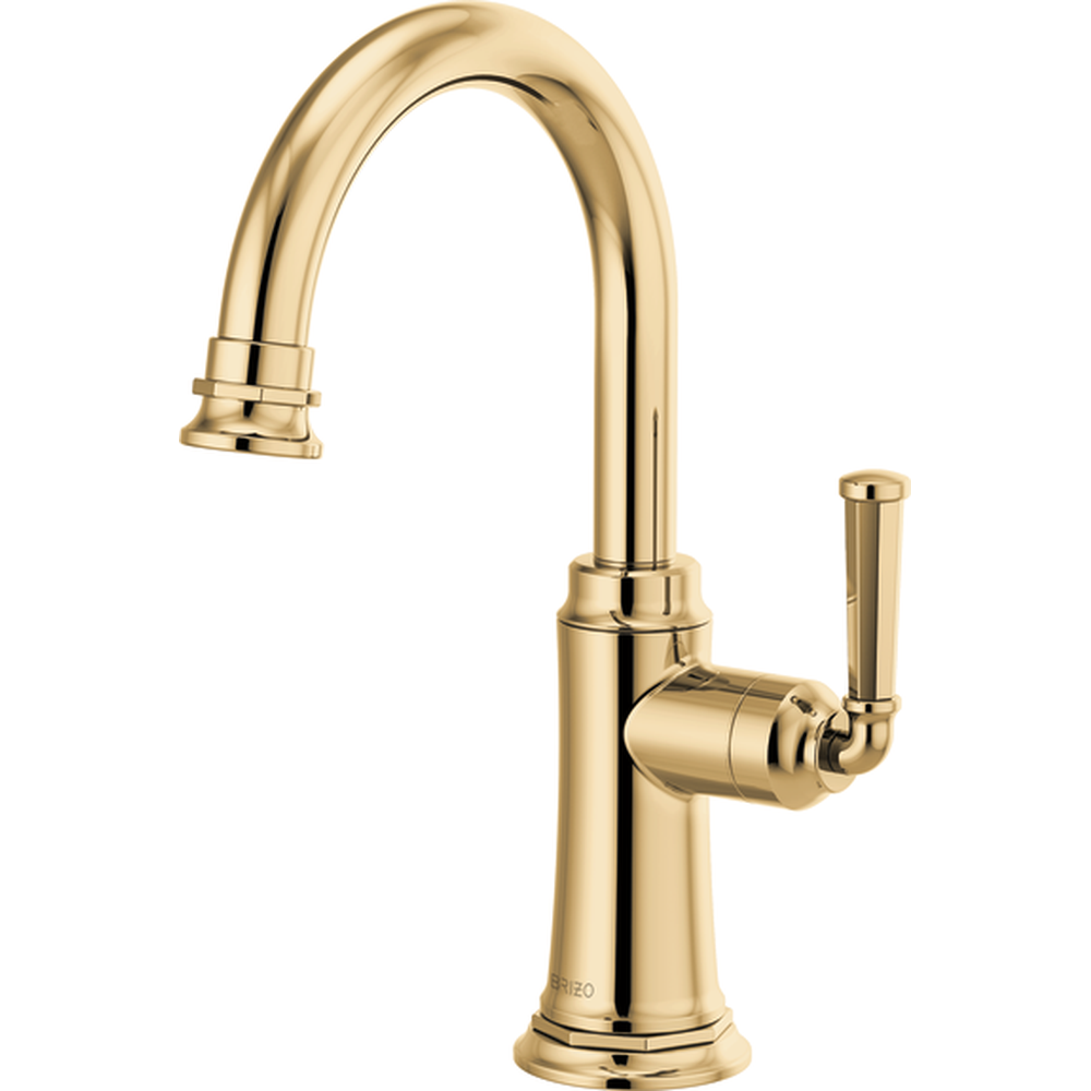 [61374LF-C-PG] GRIFO DE BEBIDAS MONOMANDO BRIZO ROOK® ORO PULIDO PARA COCINA