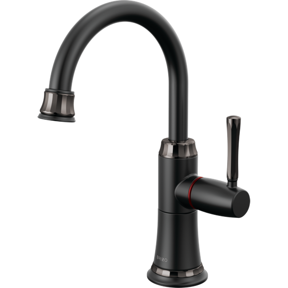 GRIFO DE AGUA CALIENTE BRIZO TULHAM NEGRO MATE COCINA