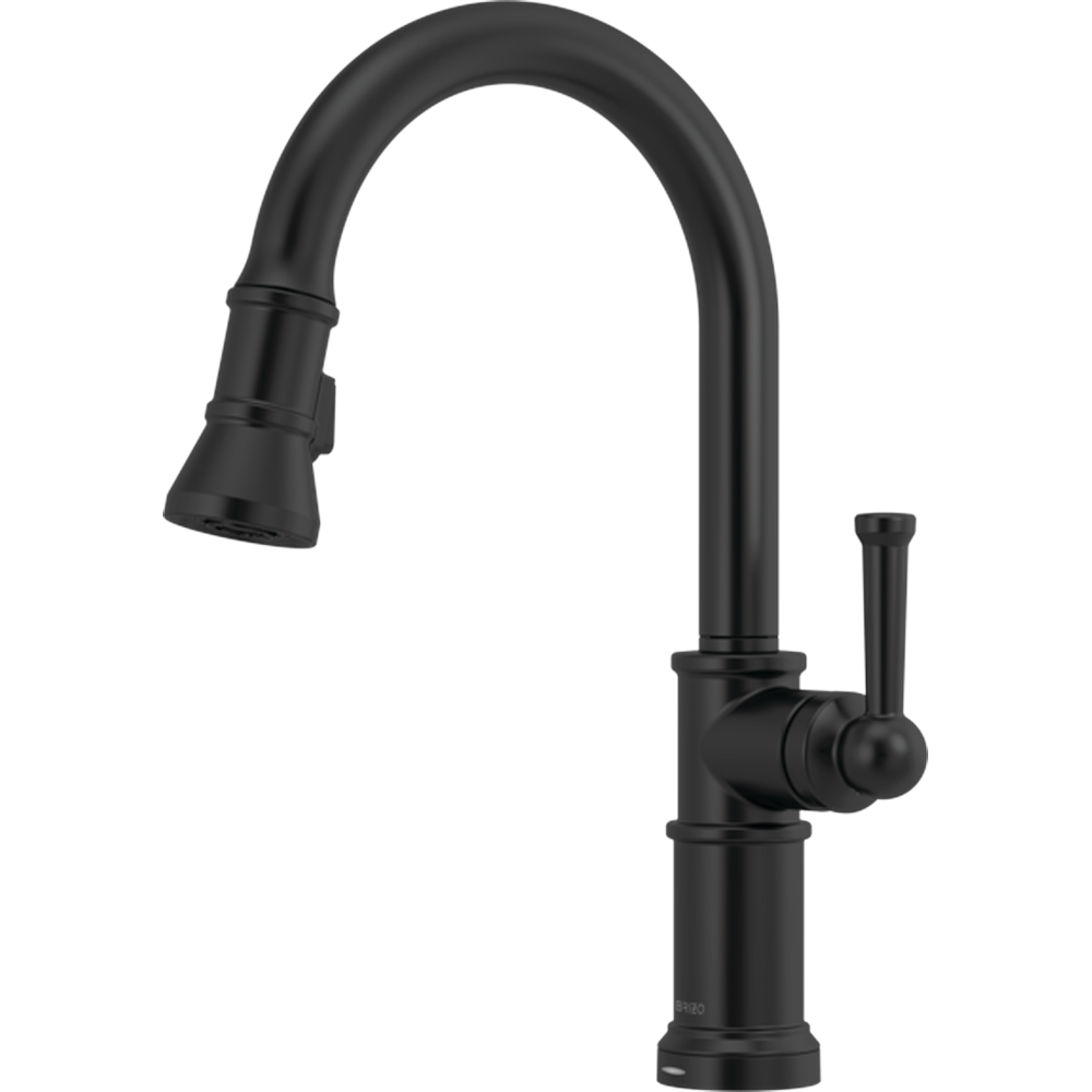 GRIFO DE COCINA MONOMANDO BRIZO ARTESSO NEGRO MATE PULL-DOWN