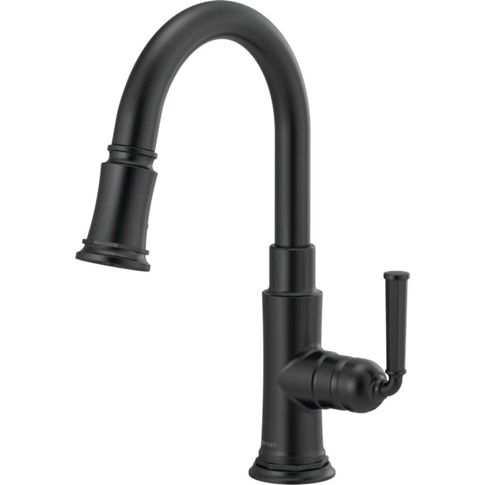 GRIFO DE COCINA BRIZO ROOK MONOMANDO NEGRO MATE
