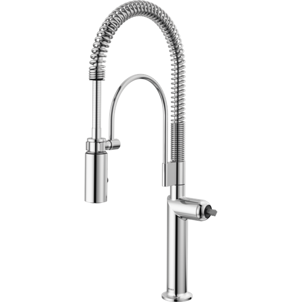 GRIFO DE COCINA BRIZO ODIN CON ROCIADOR EXTRAÍBLE Y BRAZO ARTICULADO CROMADO