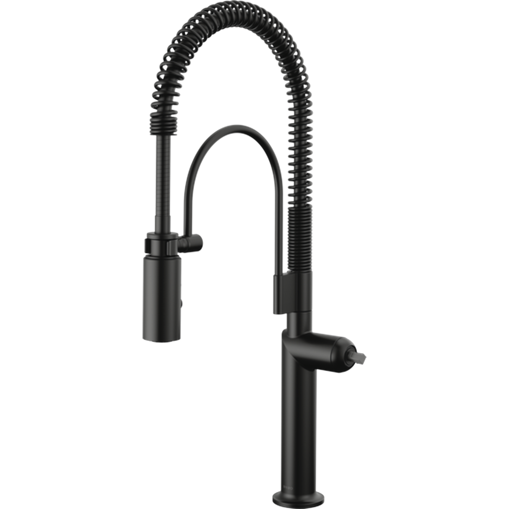 [63375LF-BLLHP] GRIFO COCINA PROFESIONAL BRIZO ODIN NEGRO CON BRAZO ARTICULADO