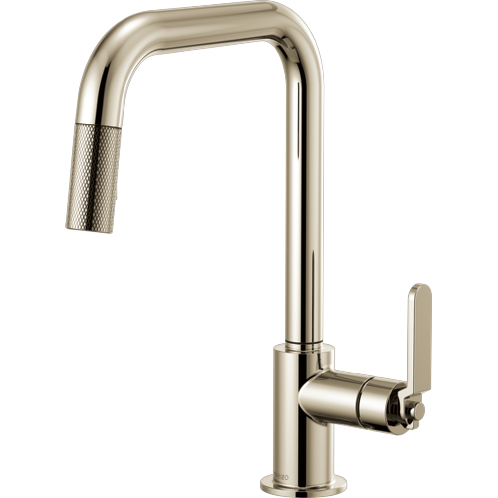 GRIFO PULL-DOWN BRIZO LITZE BOQUILLA CUADRADA NÍQUEL