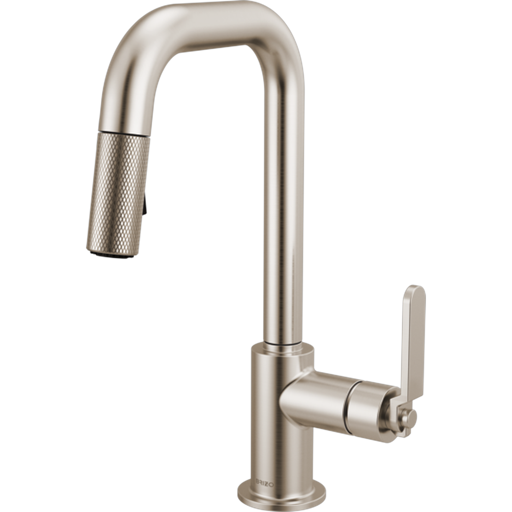 [63954LF-SS] GRIFO DE COCINA BRIZO LITZE®, CAÑO CUADRADO, ACERO INOXIDABLE