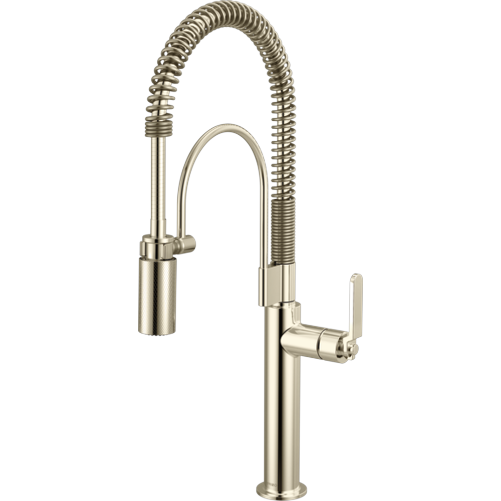 GRIFO DE COCINA SEMI-PROFESIONAL BRIZO LITZE® CON MANGO INDUSTRIAL PULIDO