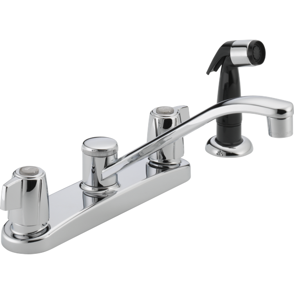 GRIFO DE COCINA PEERLESS CORE DE DOS MANIJAS PARA 4 ORIFICIOS