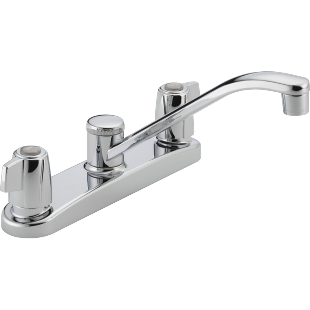 [P221LF] GRIFO DE COCINA PEERLESS DE 2 MANIJAS Y 3 ORIFICIOS PARA MONTAJE EN CUBIERTA