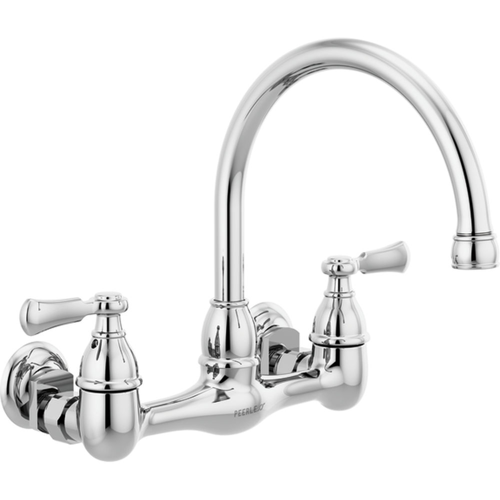 GRIFO DE COCINA PEERLESS ELMHURST DE PARED MEZCLADORA DOBLE MANIJA