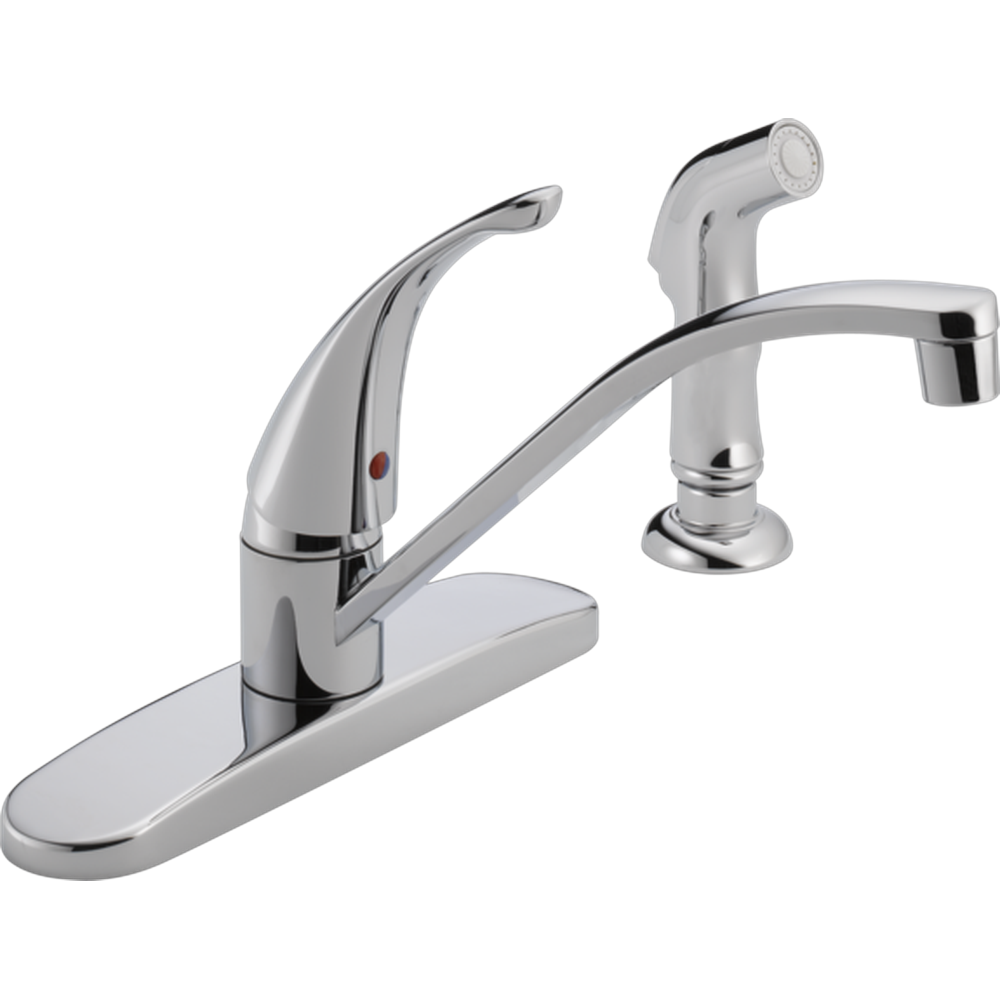 GRIFO DE COCINA MONOMANDO TUNBRIDGE PEERLESS DE 4 ORIFICIOS