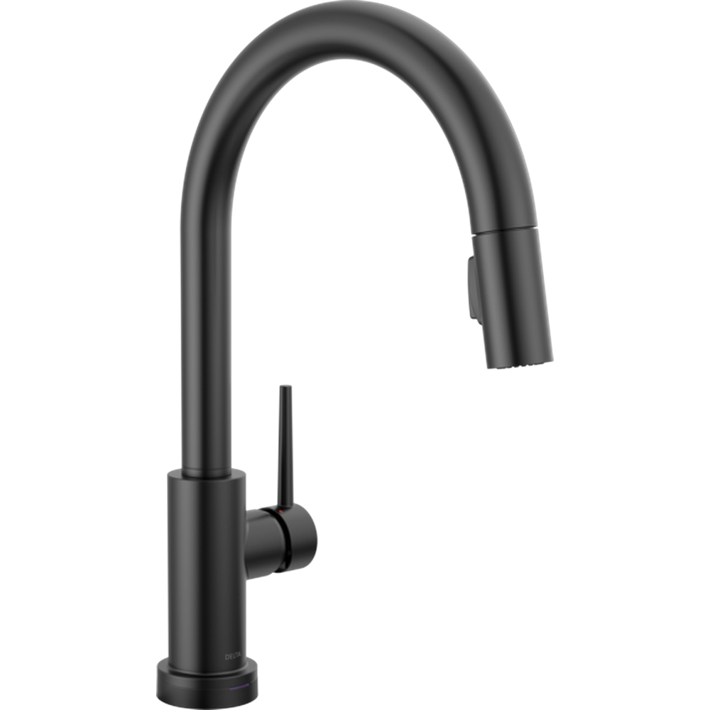 [9159TL-BL-DST] GRIFO COCINA DELTA TOUCH2O NEGRO MATE PULL-DOWN MANIJA ÚNICA
