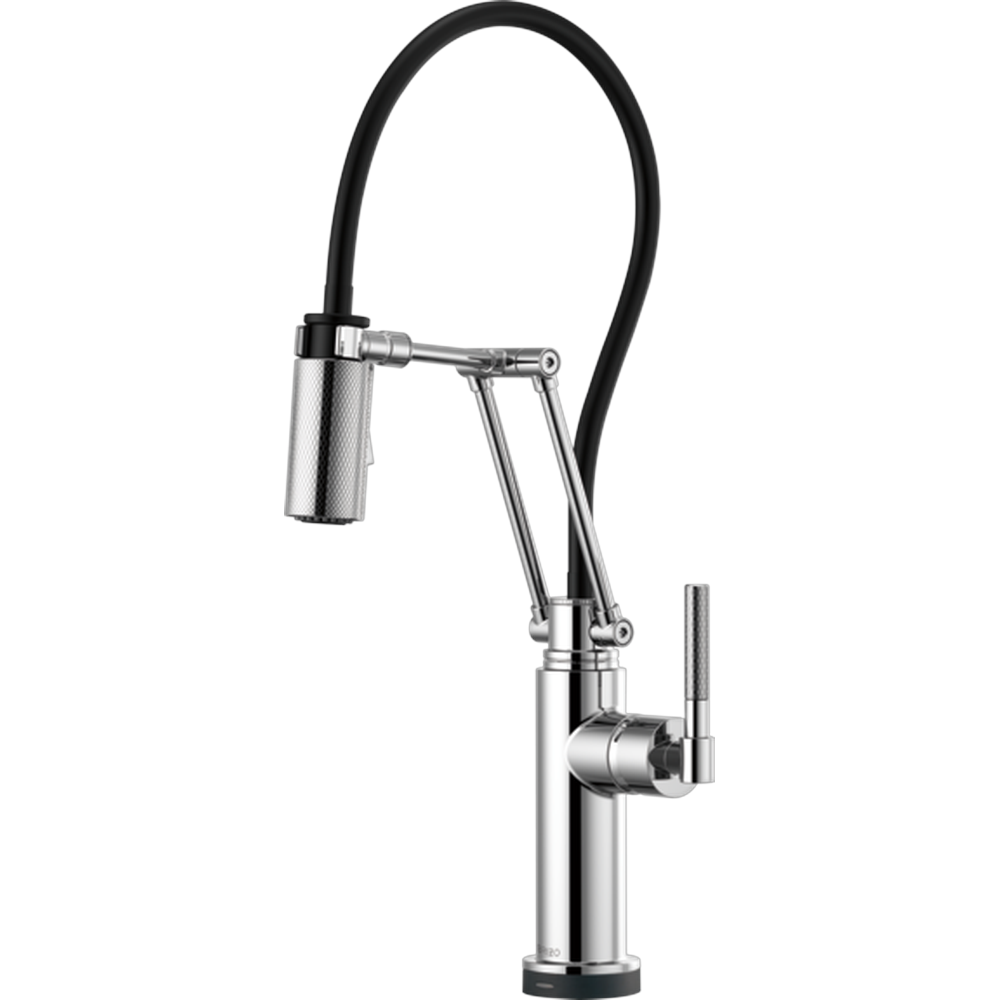 GRIFO DE COCINA BRIZO LITZE SMARTTOUCH CON MANIJA ESTRIADA