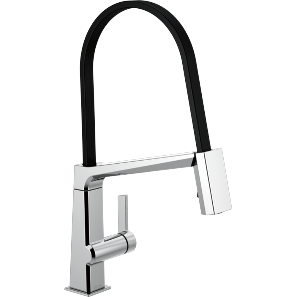 GRIFO DE COCINA MONOMANDO PIVOTAL CON MANGUERA EXPUESTA DELTA