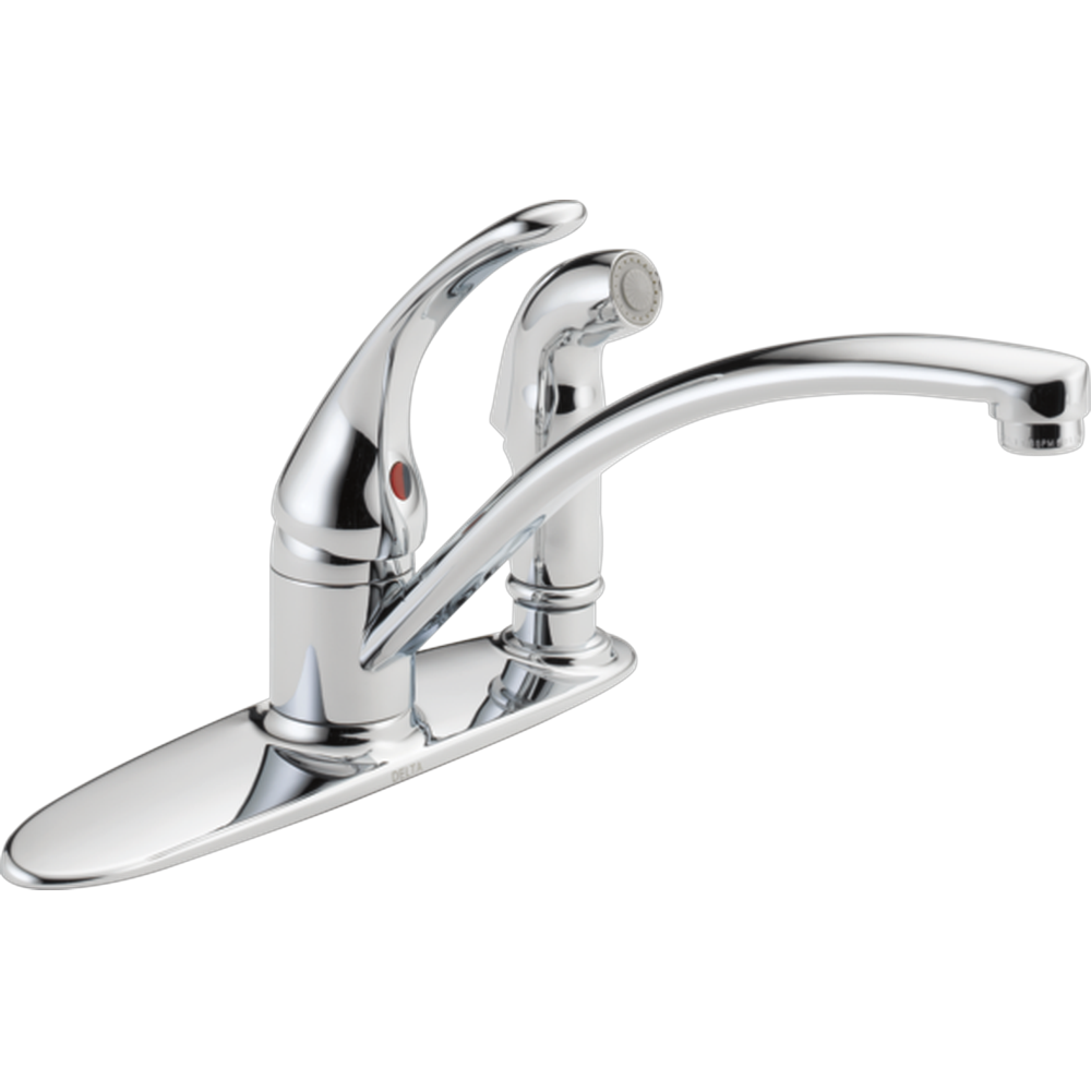 [B3310LF] GRIFO DE COCINA MONOMANDO DELTA CON ROCIADOR INTEGRADO (Chrome)
