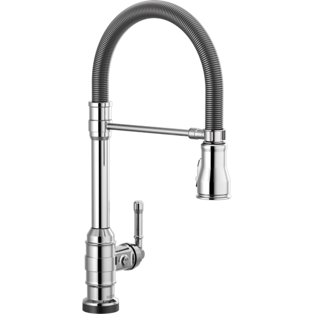 GRIFO DE COCINA CON ROCIADOR RETRÁCTIL DELTA BRODERICK MANIJA ÚNICA