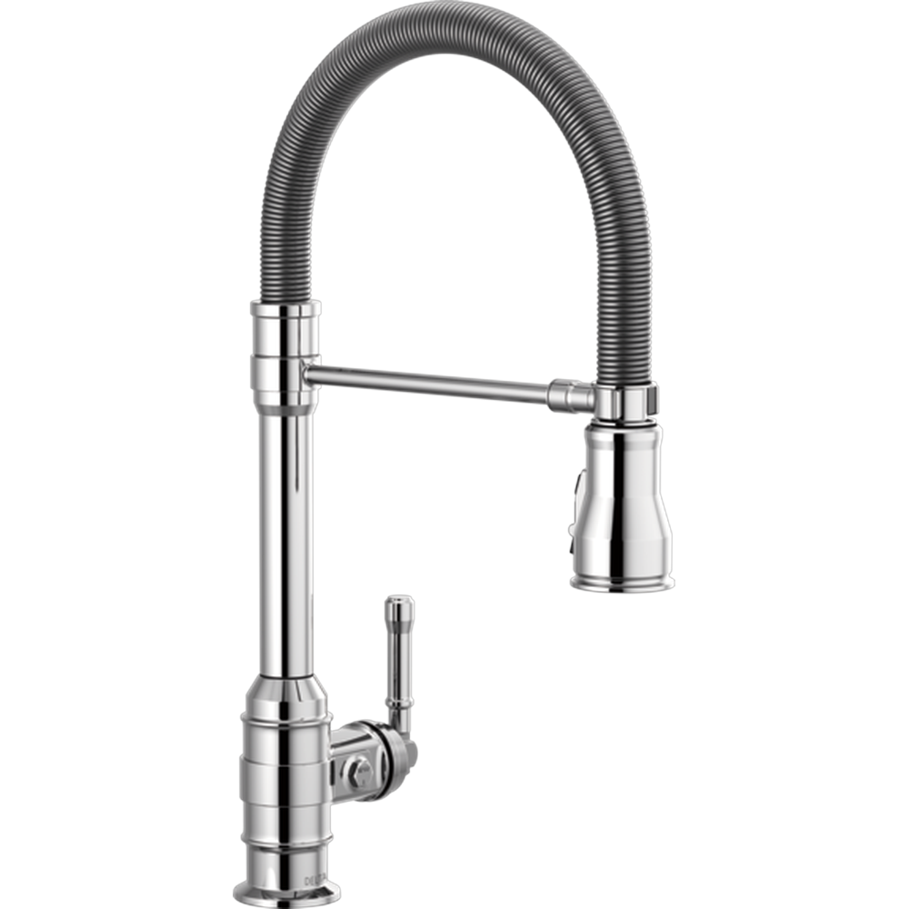 [9690-DST] GRIFO DE COCINA MONOMANDO DELTA BRODERICK CON ROCIADOR EXTRAÍBLE (Chrome)