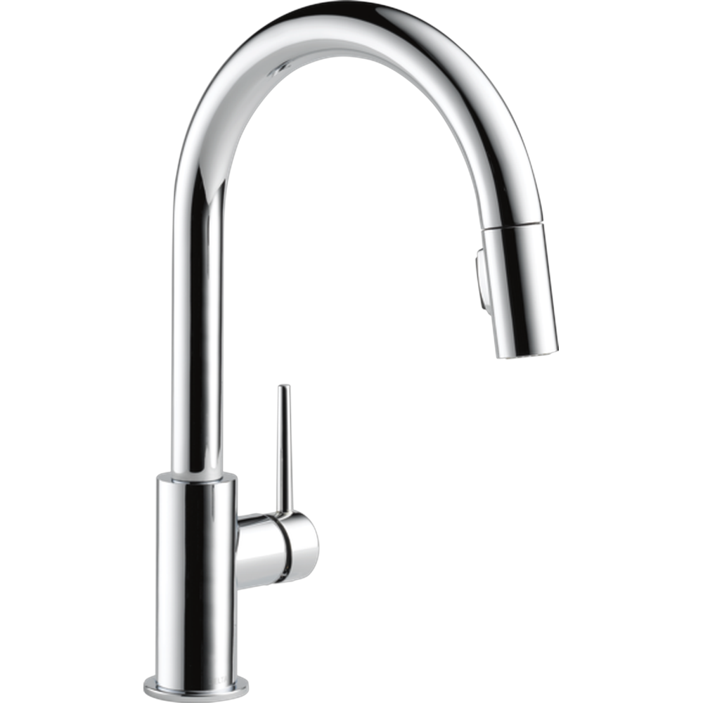 [9159-DST-CDN] GRIFO DE COCINA MONOMANDO DELTA TRINSIC NEGRO PULL-DOWN