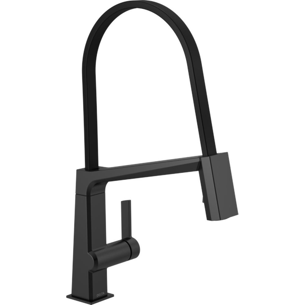GRIFO DE COCINA MONOMANDO DELTA PIVOTAL CON MANGUERA EXPUESTA