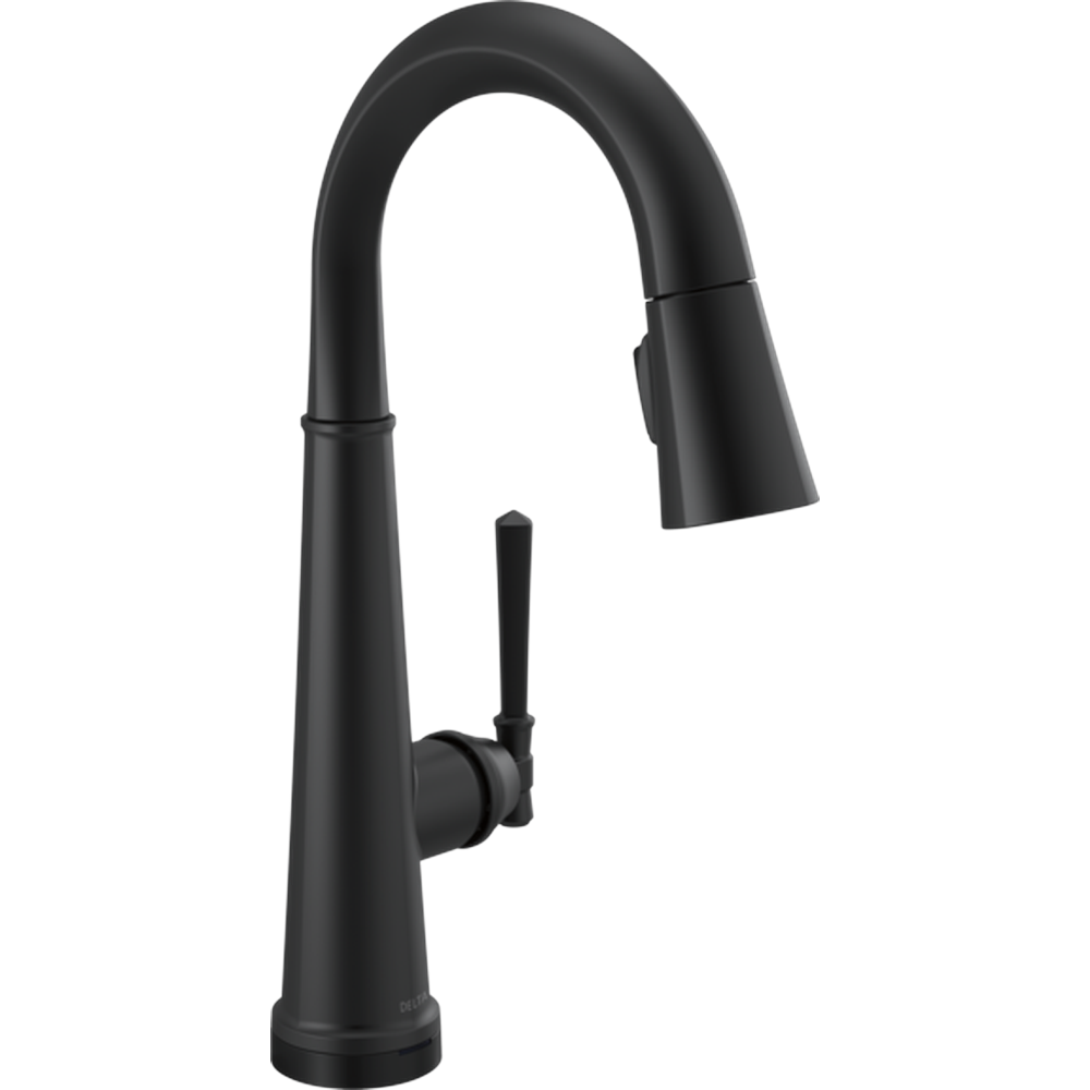 [9982T-BL-DST] GRIFO DE COCINA MONOMANDO DELTA EMMELINE™ EXTENSIBLE, ALTURA IMPACTANTE (Matte Black)