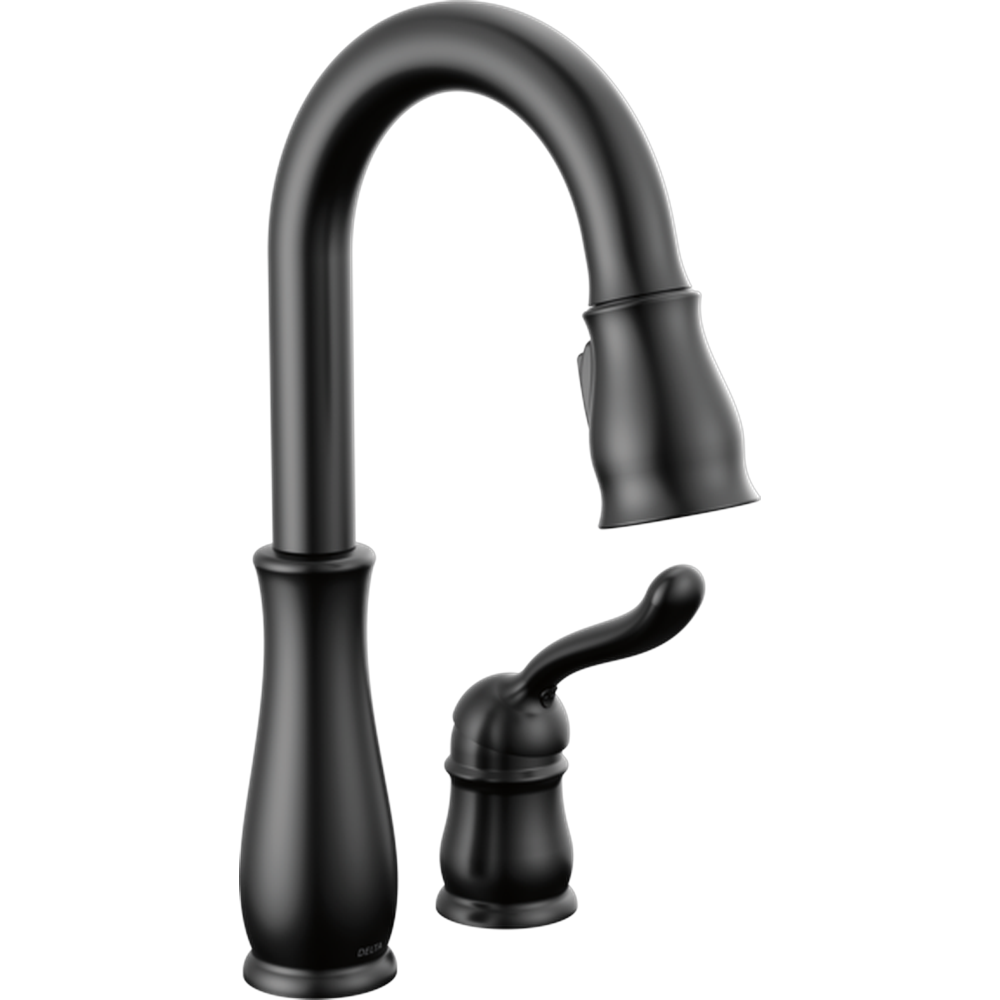 GRIFO DE COCINA MONOMANDO DELTA LELAND® CON ROCIADOR EXTRAÍBLE
