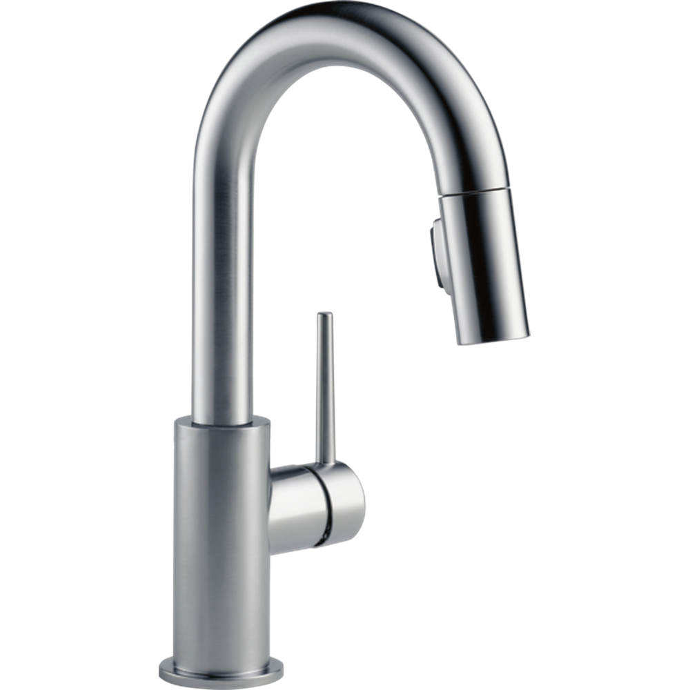 GRIFO DE COCINA MONOMANDO DELTA TRINSIC CON ROCIADOR EXTRAÍBLE