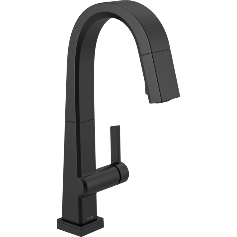 GRIFO DE COCINA MONOMANDO DELTA PIVOTAL CON TECNOLOGÍA TOUCH2O, EXTRAÍBLE