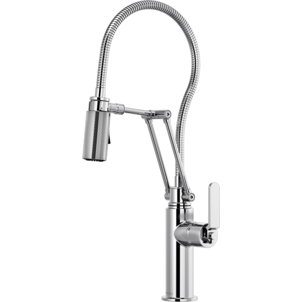 BRIZO LITZE GRIFO COCINA ARTICULADO MANGUERA PULL-DOWN INSTALACION SOBRE CUBIERTA UNA MANIJA
